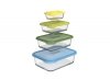 Joseph Joseph Zest. 4szklanych pojemników Nest Glass Storage